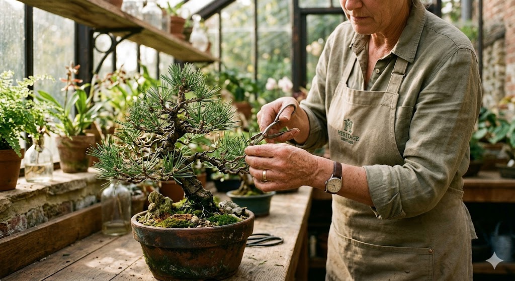 Close-up of foliage growing at the nursery